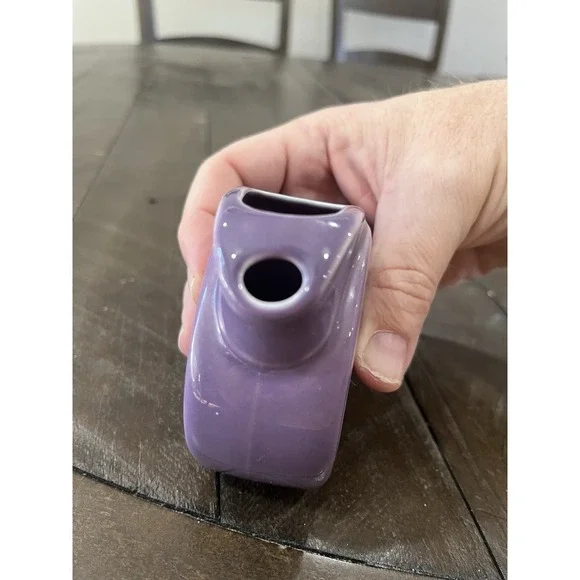 Fiestaware Mini Disc Pitcher Lilac Purple Ceramic Ring Handle Retired Color - Picture 6 of 8